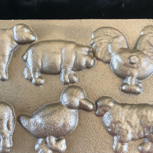 New Farm animal cookie pan Chocolate Molds all metal - Picture 3 of 7